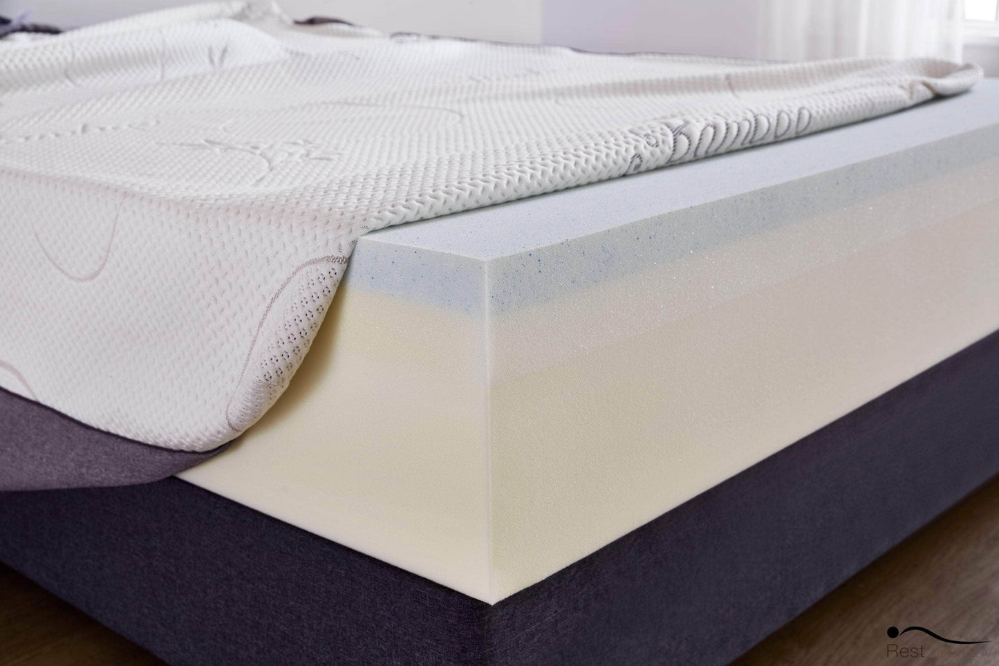 Matelas en mousse viscoélastique Revive Bamboo Cool Gel de 12 pouces - Disponible en 2 tailles