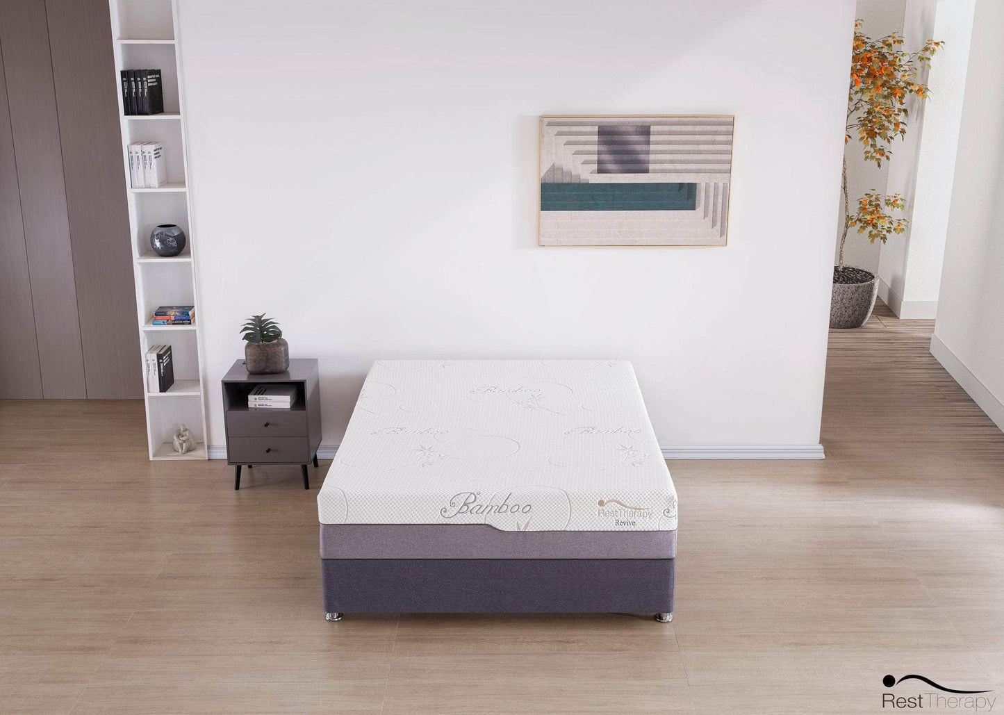 12 Inch Revive Bamboo Cool Gel Memory Foam Mattress - Available in 3 Sizes