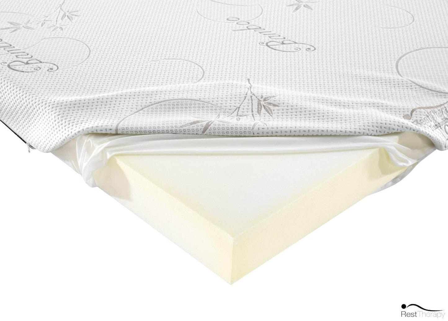 Matelas en mousse à mémoire de forme en bambou Tranquility de 6 pouces - Disponible en 4 tailles