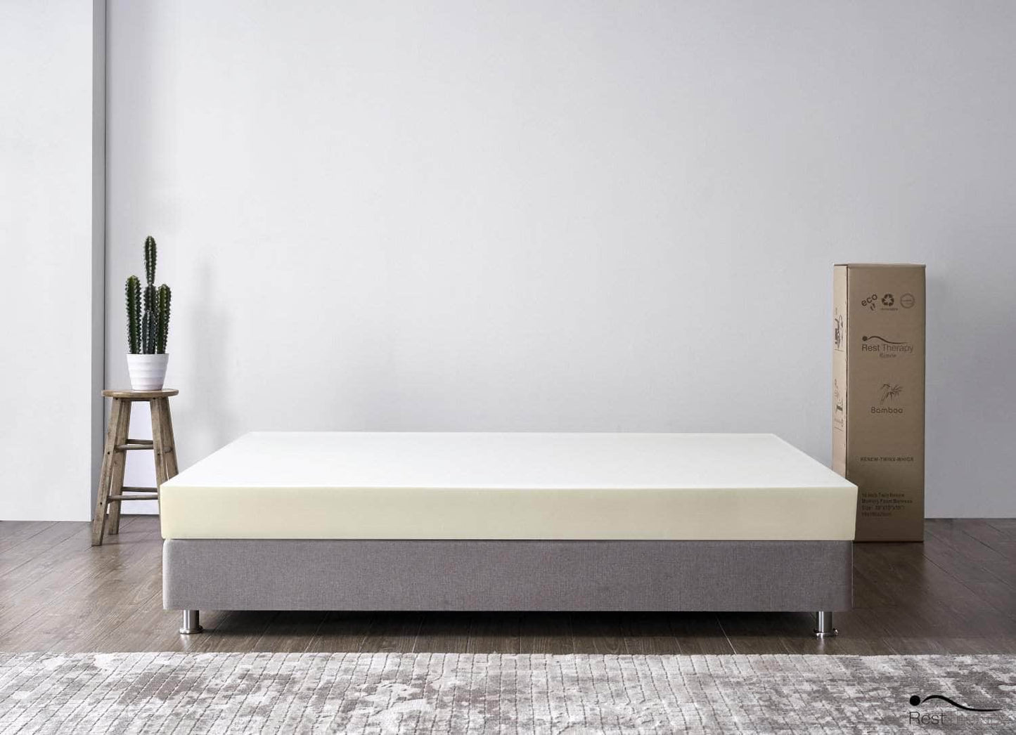 Matelas en mousse à mémoire de forme en bambou Tranquility de 6 pouces - Disponible en 4 tailles