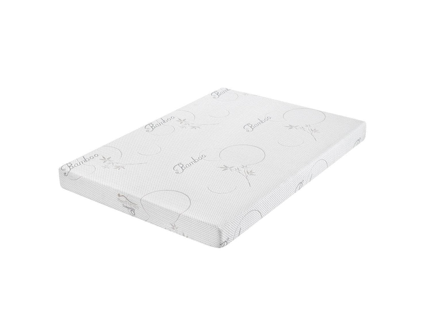 Matelas en mousse à mémoire de forme en bambou Tranquility de 6 pouces - Disponible en 4 tailles