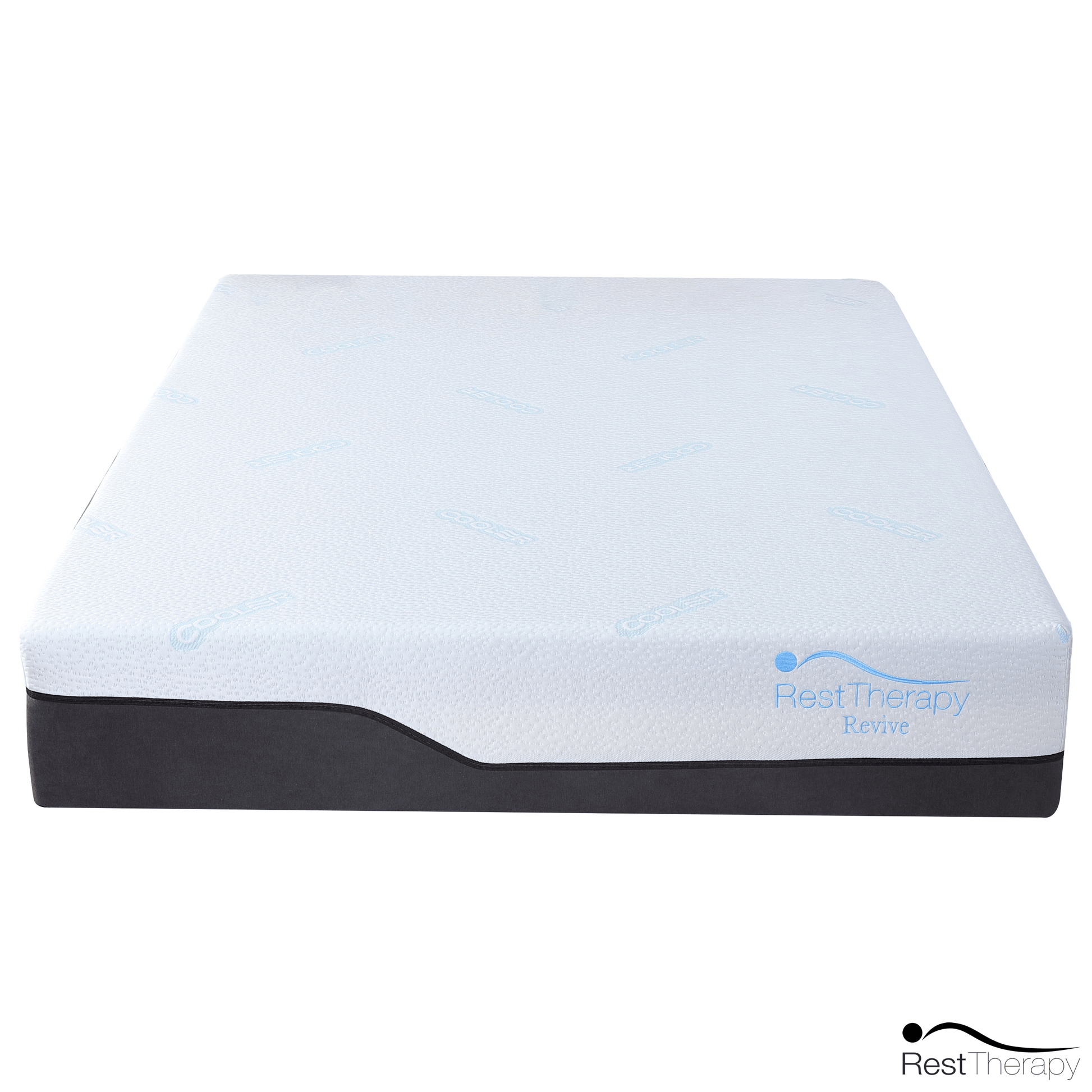 Rest Therapy Mattress 12 Inch Revive Ice Silk Cool Gel Memory Foam Mattress - Available in 4 Sizes