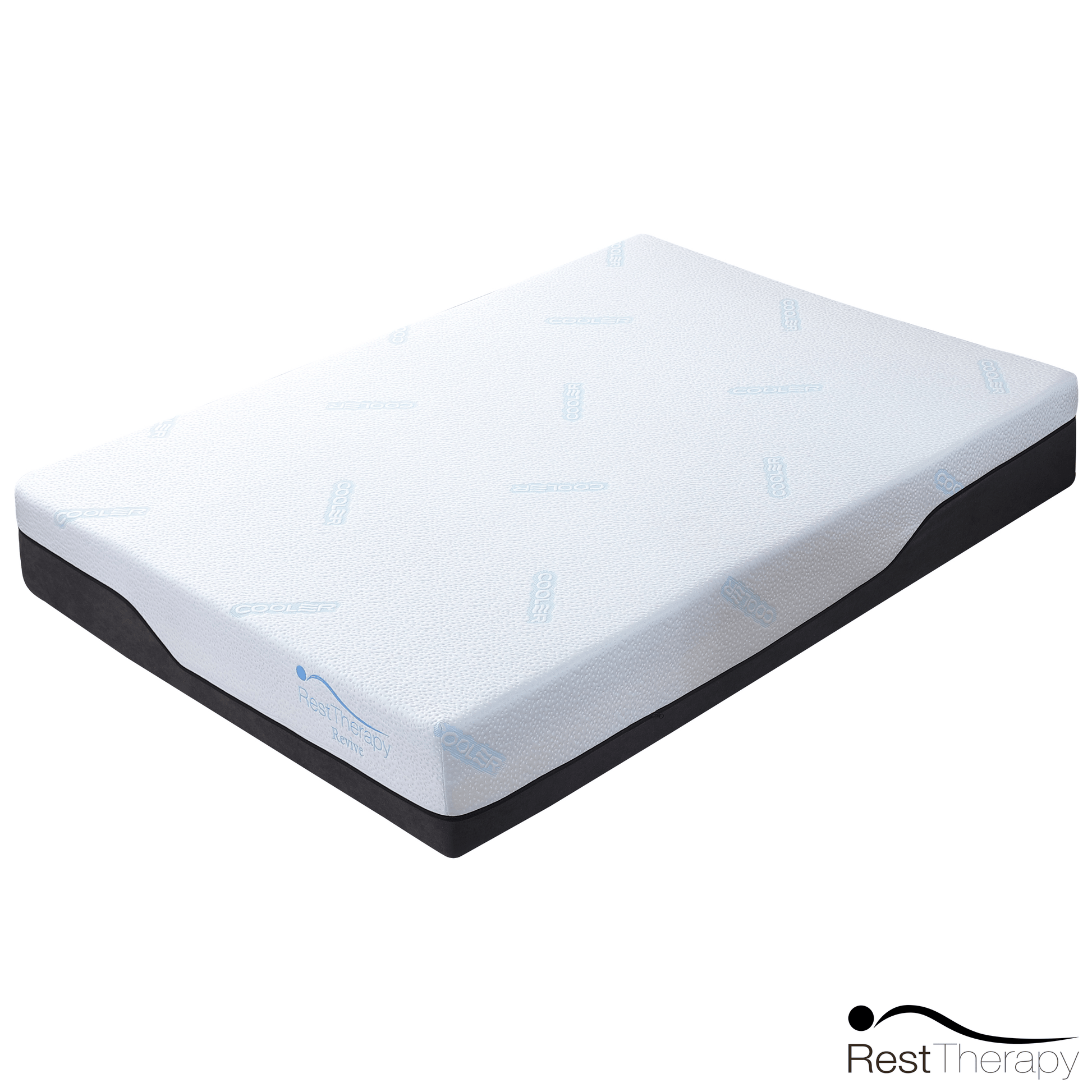 Rest Therapy Mattress 12 Inch Revive Ice Silk Cool Gel Memory Foam Mattress - Available in 4 Sizes