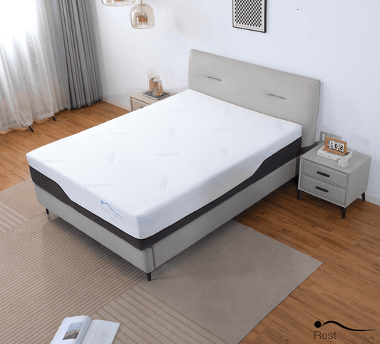 Rest Therapy Mattress 12 Inch Revive Ice Silk Cool Gel Memory Foam Mattress - Available in 4 Sizes