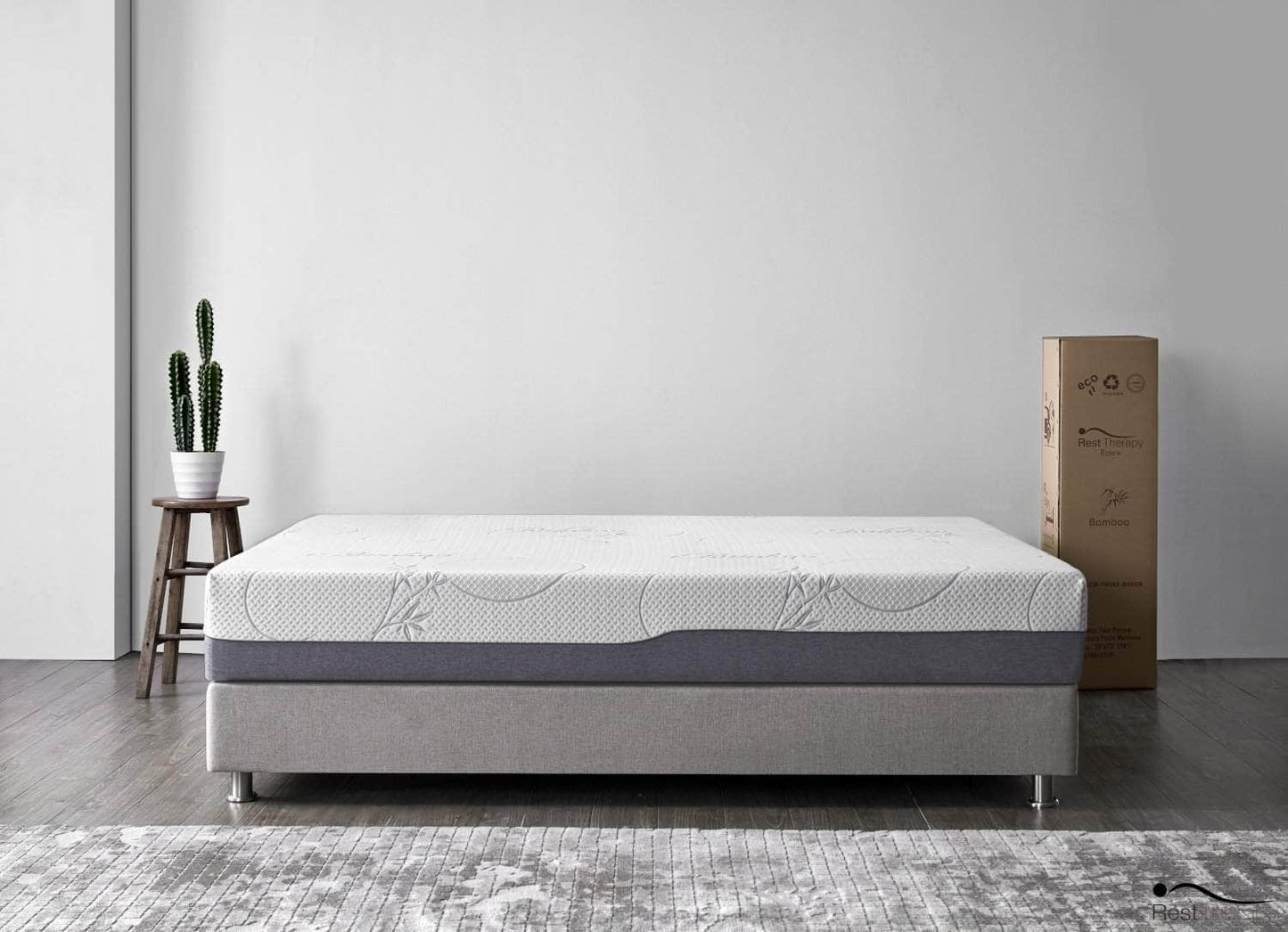 Matelas en mousse viscoélastique Renew Bamboo Cool Gel de 10 pouces - Disponible en 4 tailles