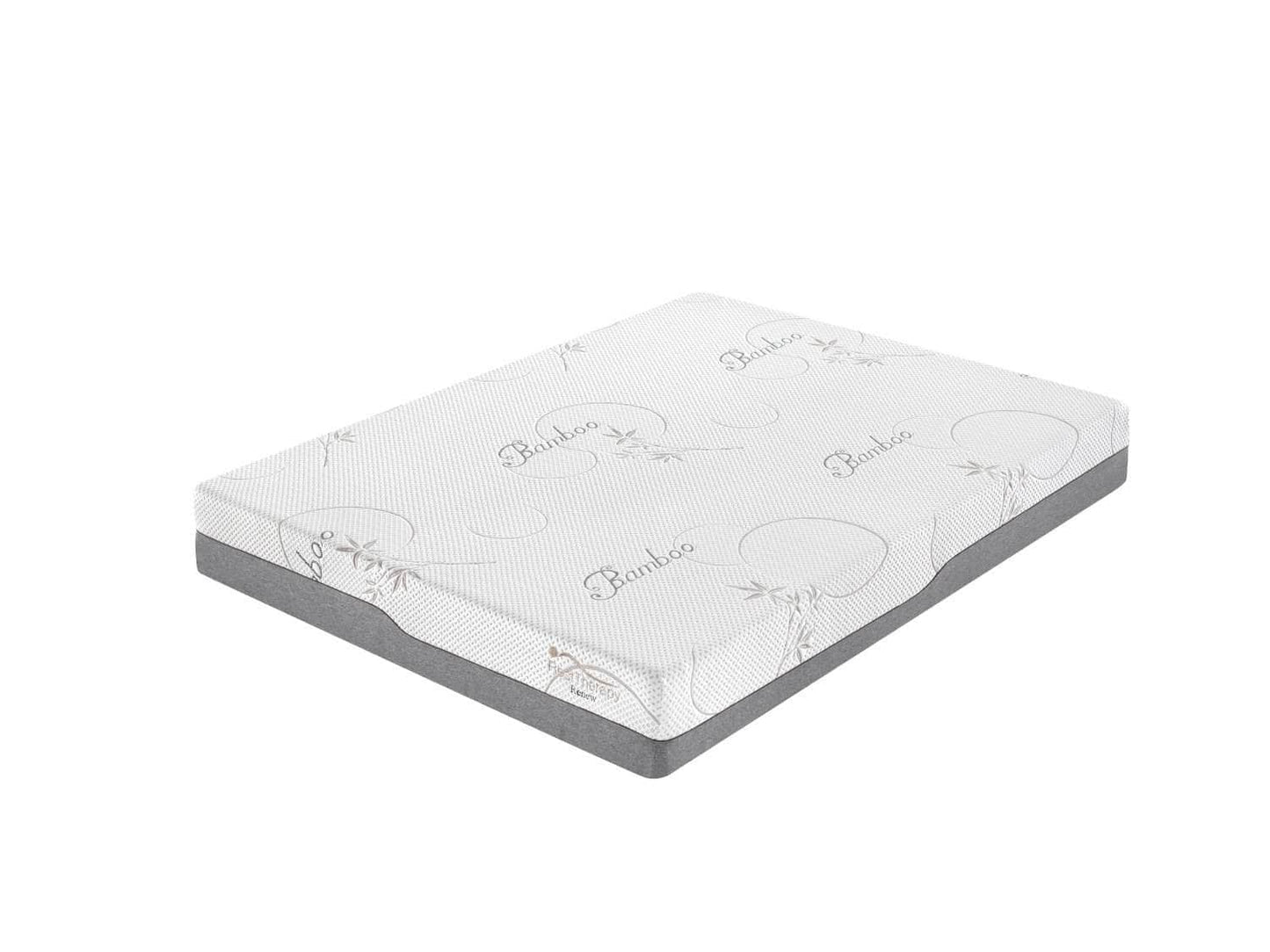 Matelas en mousse viscoélastique Renew Bamboo Cool Gel de 10 pouces - Disponible en 4 tailles