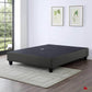 True Contemporary Bed EZ Base Foundation Dark Grey Platform Bed - Available in 4 Sizes